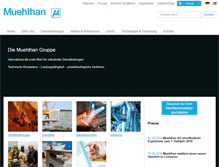 Tablet Screenshot of muehlhan.com